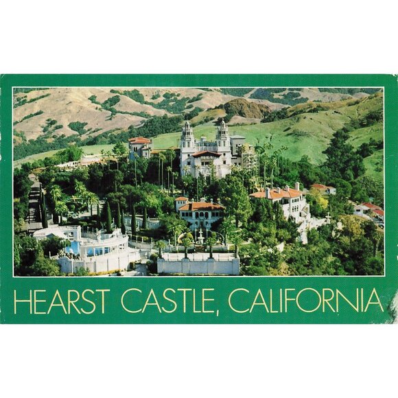 Postcard Hearst Castle San Simeon California Vintage Chrome Posted 1939-1970s - Picture 1 of 2